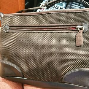 The Sak Brown Polyester Medium Satchel Purse Shoulder Bag